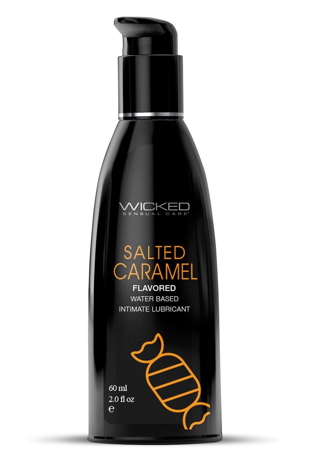 Їстівний лубрикант Wicked Aqua Salted Caramel зі смаком солоної карамелі, 60 мл