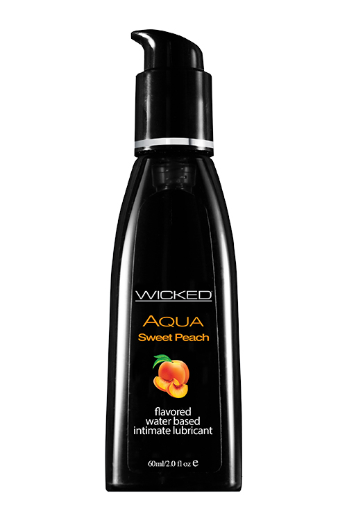 Їстівний лубрикант WICKED AQUA Sweet Peach зі смаком персика, 60 мл