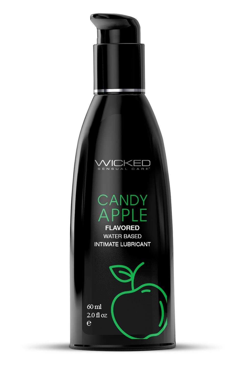 Їстівний лубрикант зі смаком яблука Wicked Aqua Candy Apple на водній основі, 60 мл