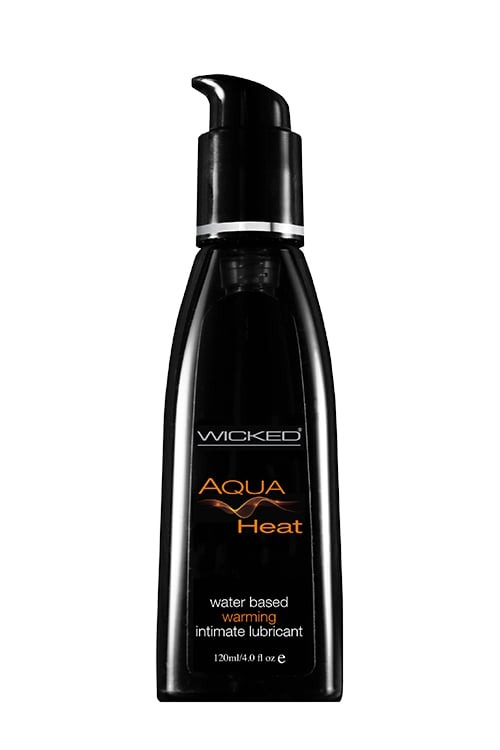 Лубрикант збуджуючий з ефектом зігрівання WICKED AQUA HEAT на водній основі, 120 мл