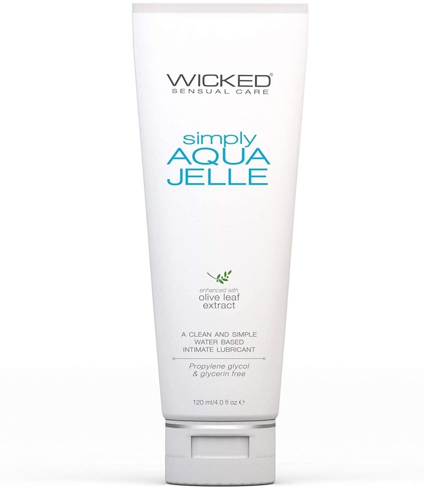 Лубрикант анальний Wicked Simply Aqua Jelle на водній основі, 120 мл