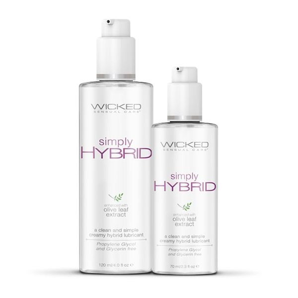 Лубрикант кремовый Wicked Simply Hybrid гибридный, 120 мл