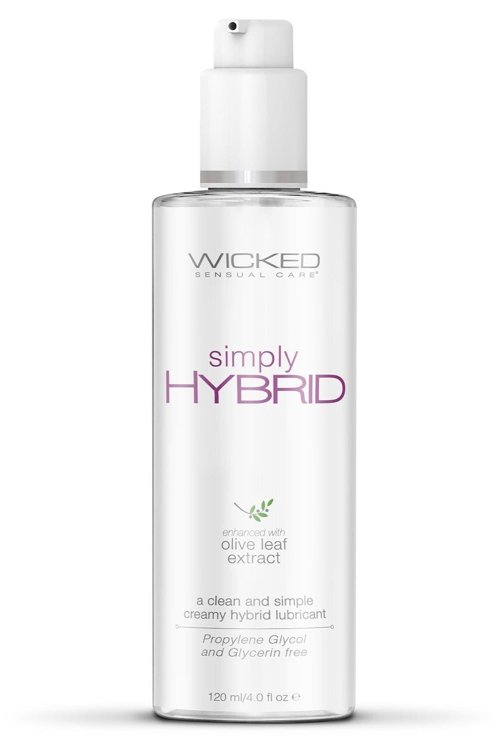 Лубрикант кремовый Wicked Simply Hybrid гибридный, 120 мл
