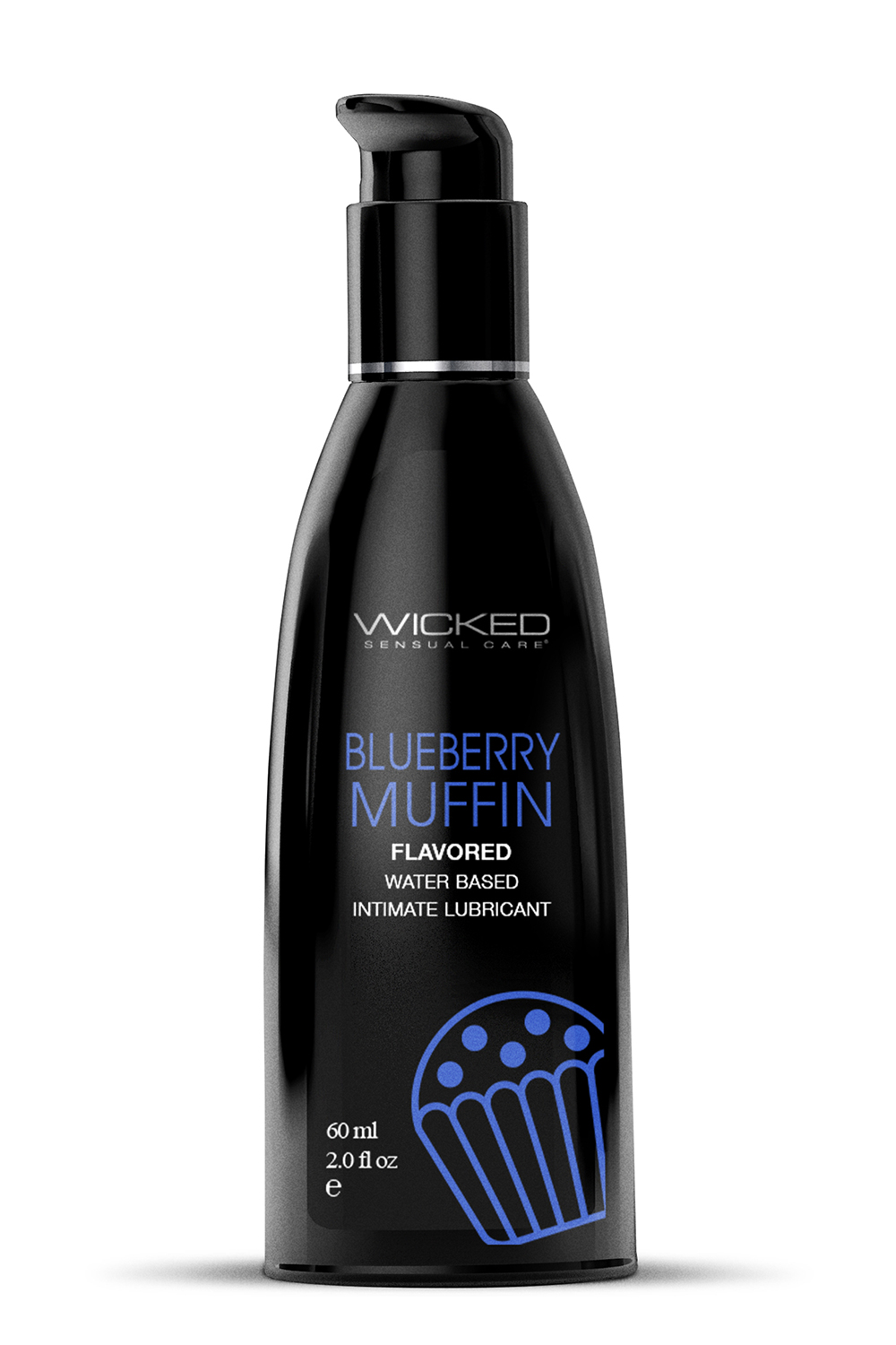 Съедобный лубрикант Wicked Blueberry Muffin со вкусом черничного маффина, 60 мл