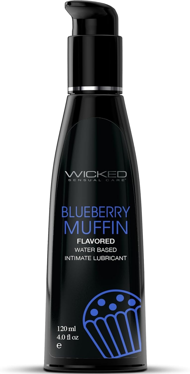 Їстівний лубрикант Wicked Blueberry Muffin зі смаком чорничного мафіну, 120 мл