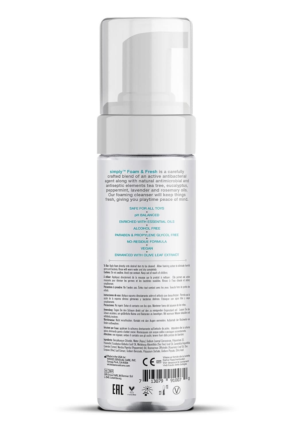 Очищувач для іграшок Wicked Simply Foam & Fresh, 207 мл