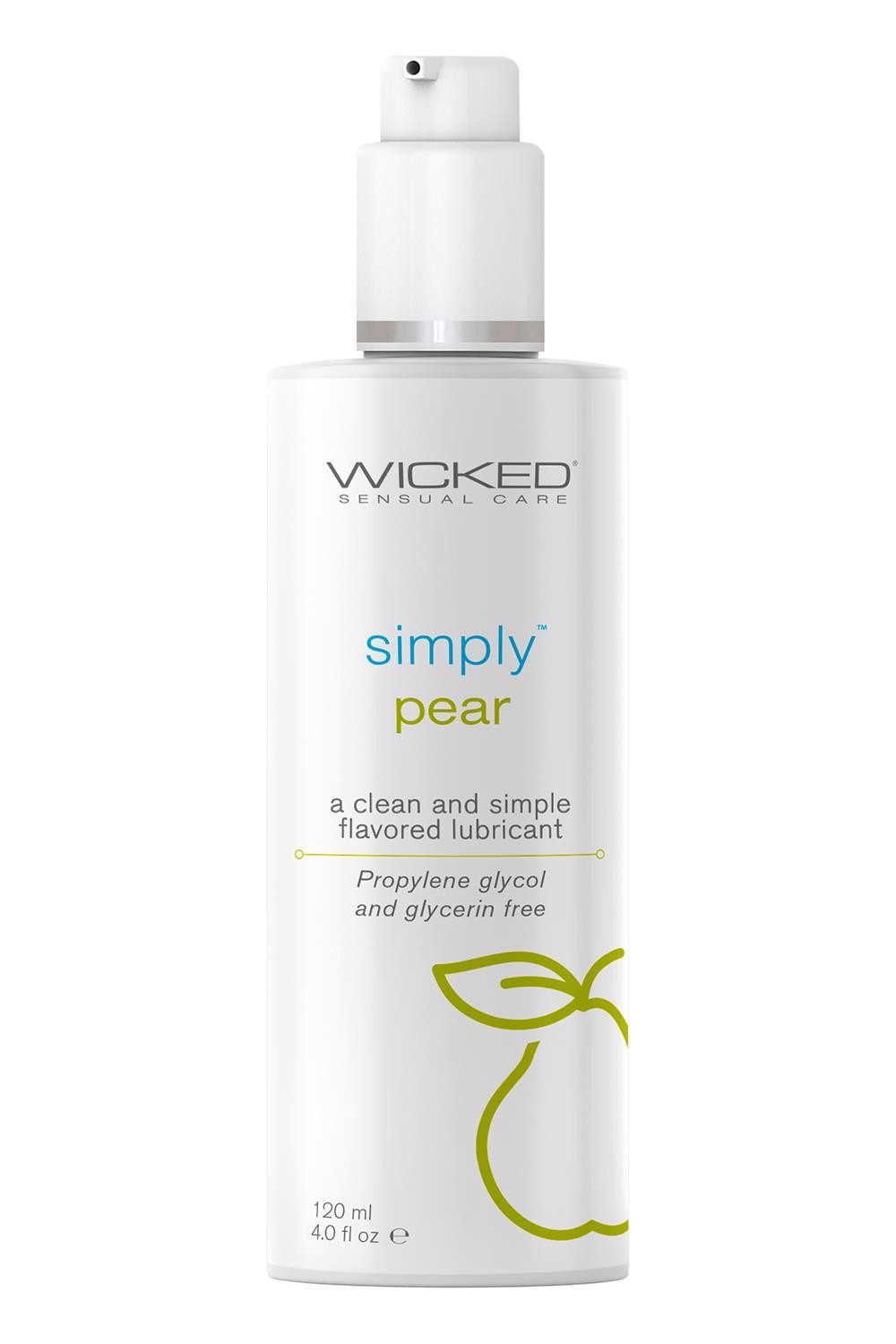Лубрикант з ароматом та смаком Груші Wicked Simply Pear на водній основі, 120 мл
