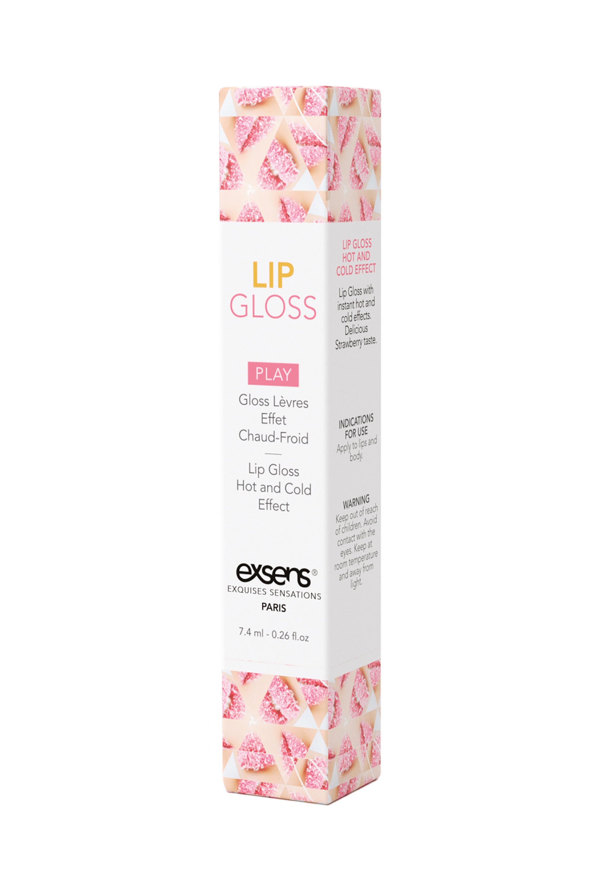 Блиск для оральних ласок EXSENS LIP GLOSS STRAWBERRY 7,4ML