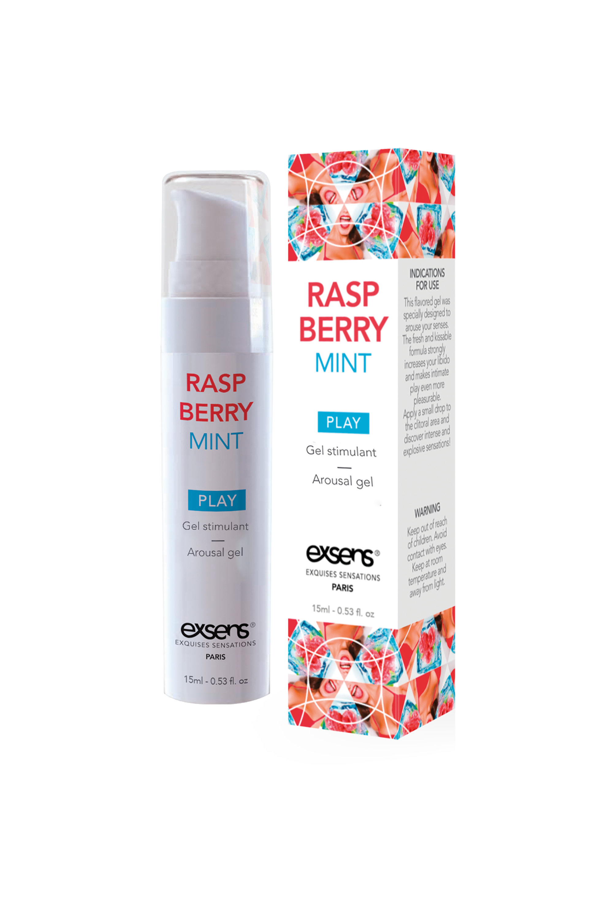 Збудливий гель EXSENS AROUSAL GEL RASPBERRY MINT 15ML