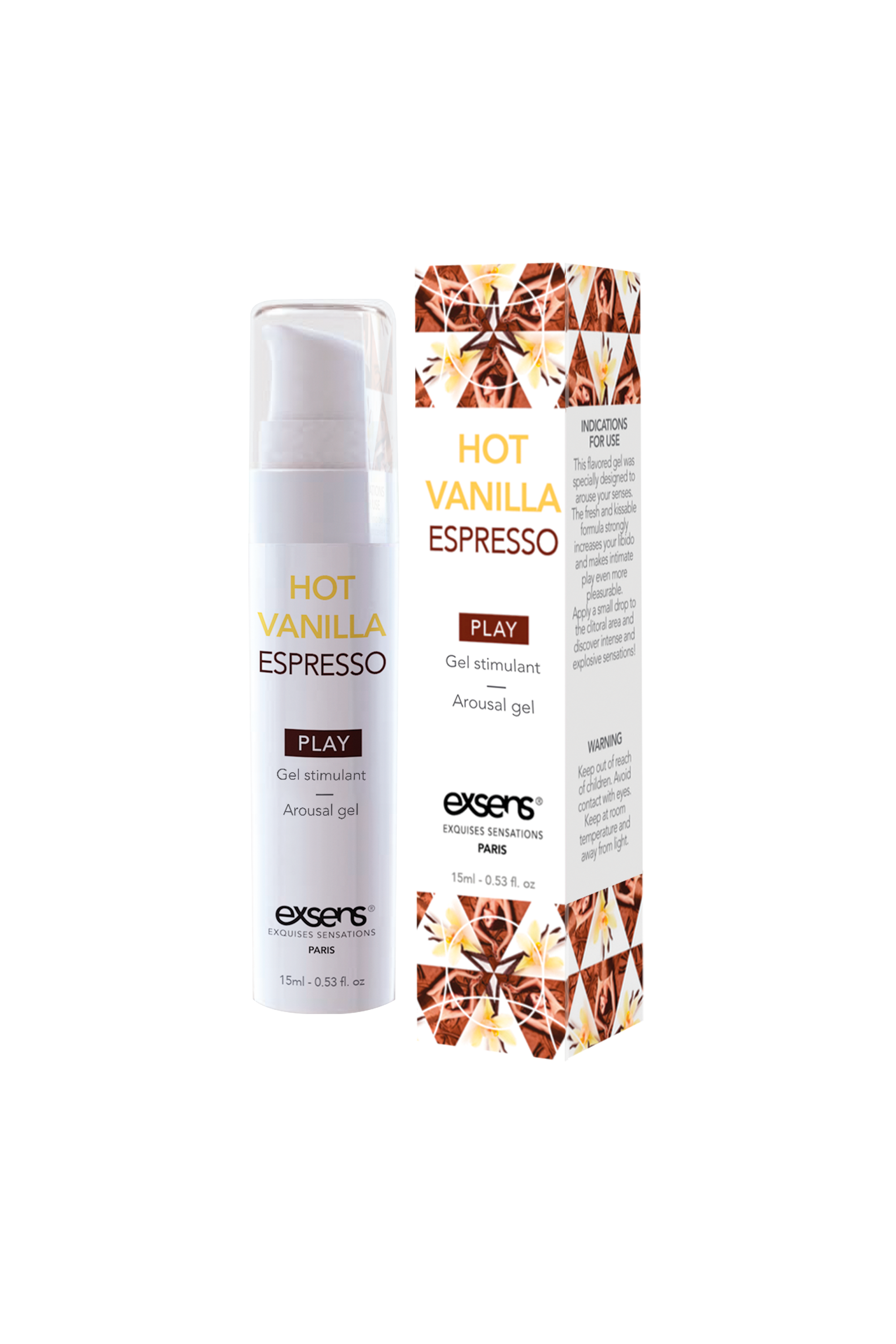Збудливий гель EXSENS AROUSAL GEL HOT VANILLA ESPRESSO 15ML