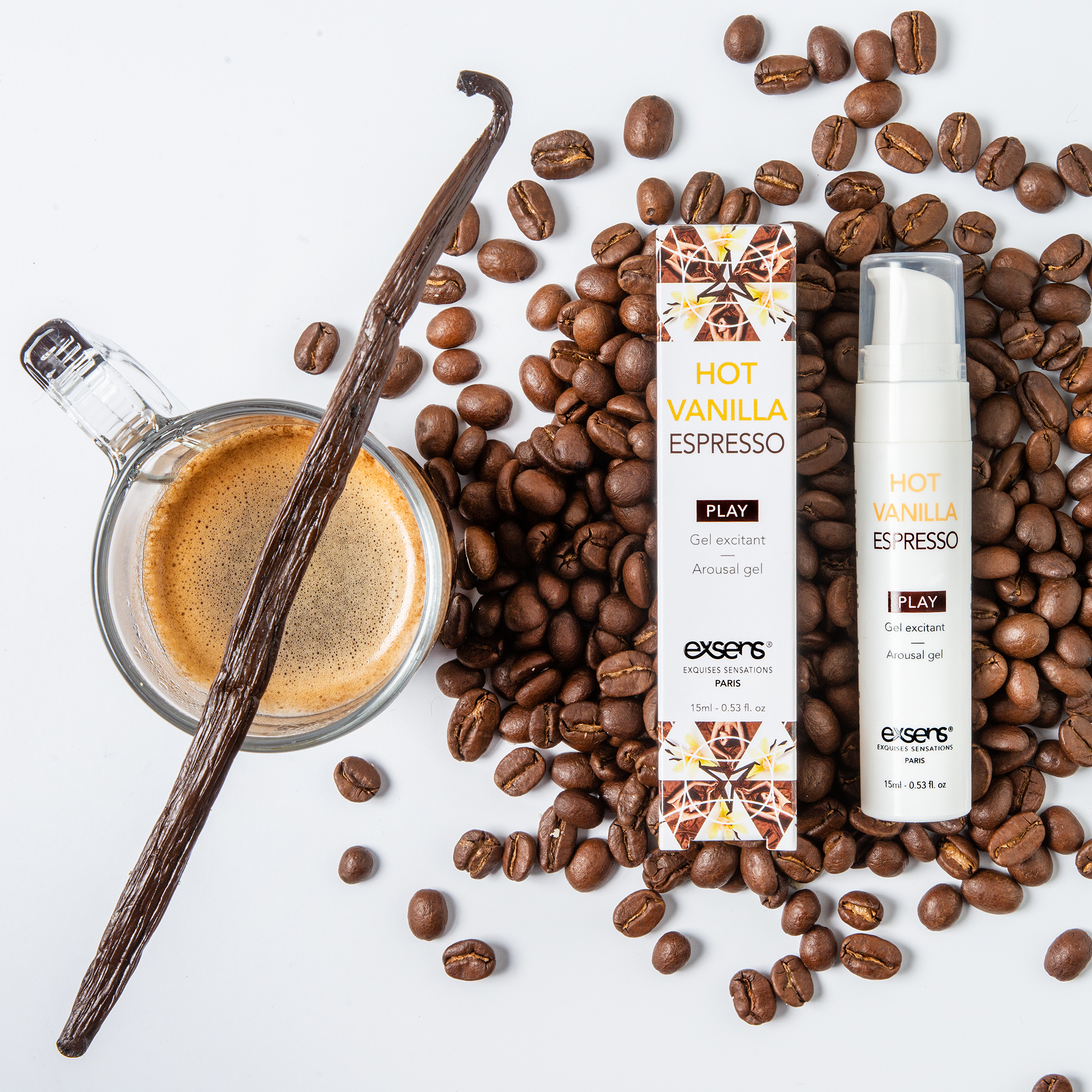 Збудливий гель EXSENS AROUSAL GEL HOT VANILLA ESPRESSO 15ML