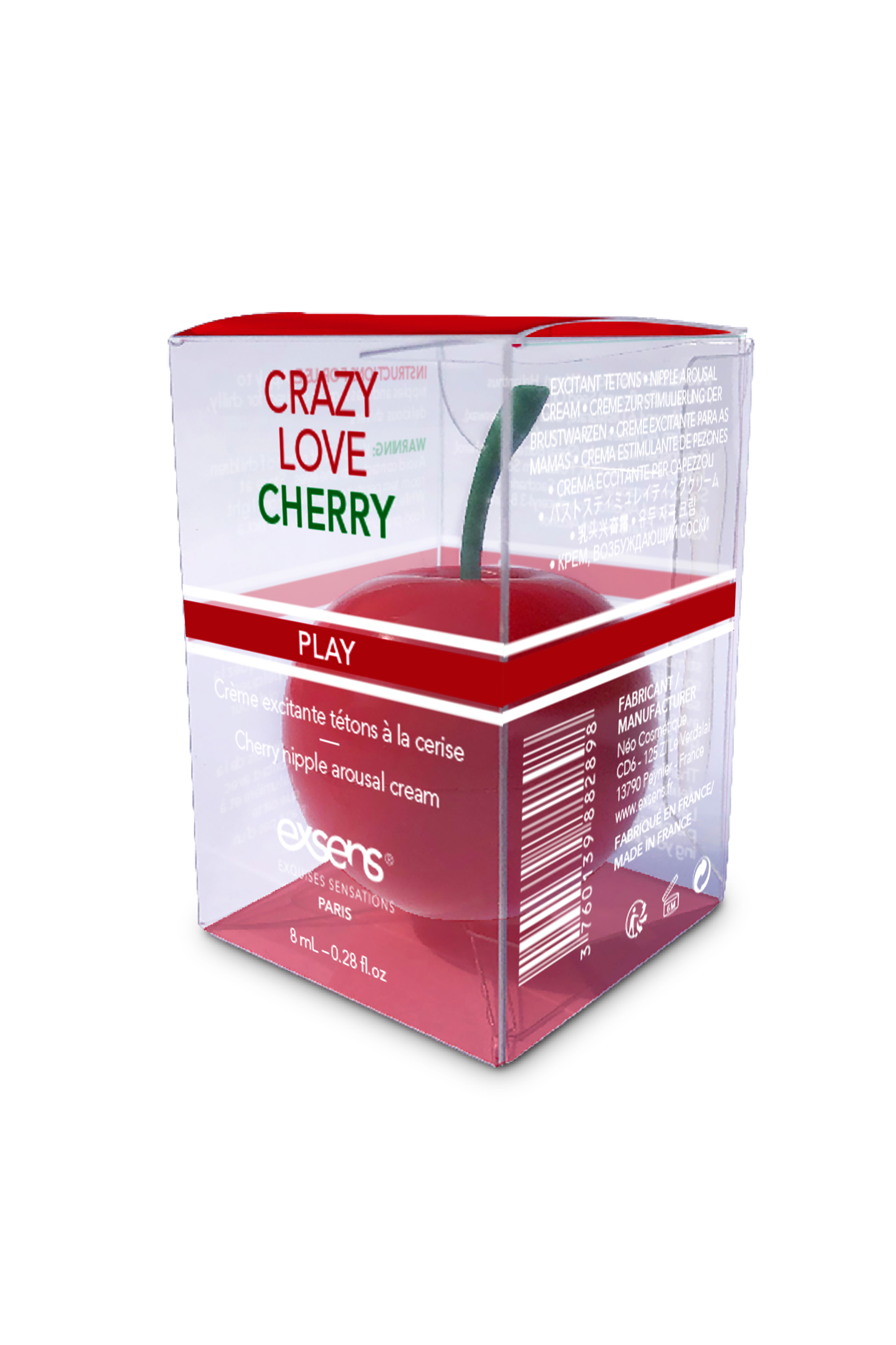 Стимулюючий крем для сосків EXSENS AROUSAL CREAM CRAZY LOVE CHERRY 8ML