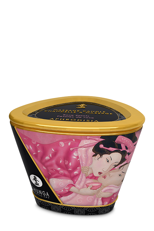 Свічка для масажу MASSAGE CANDLE ROSES, 170 мл