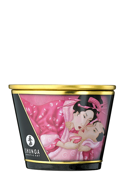 Свічка для масажу MASSAGE CANDLE ROSES, 170 мл