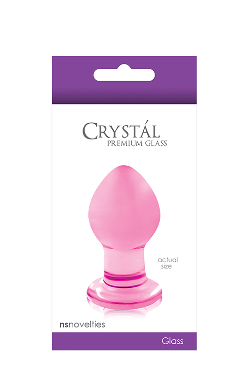 Скляна пробка NS Novelties CRYSTAL SMALL PINK