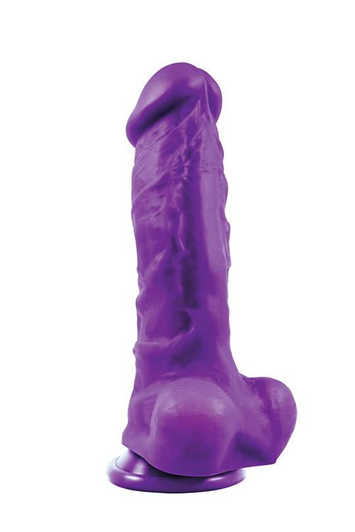 Фаллоимитатор силикон NS Novelties COLOURS PLEASURES THICK 5INCH PURPLE