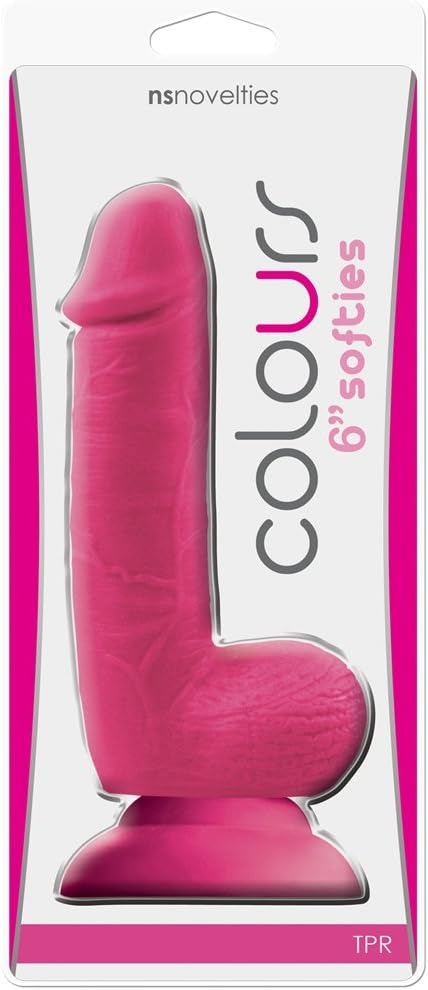 Фалоїмітатор COLOURS SOFTIES 6INCH DILDO PINK