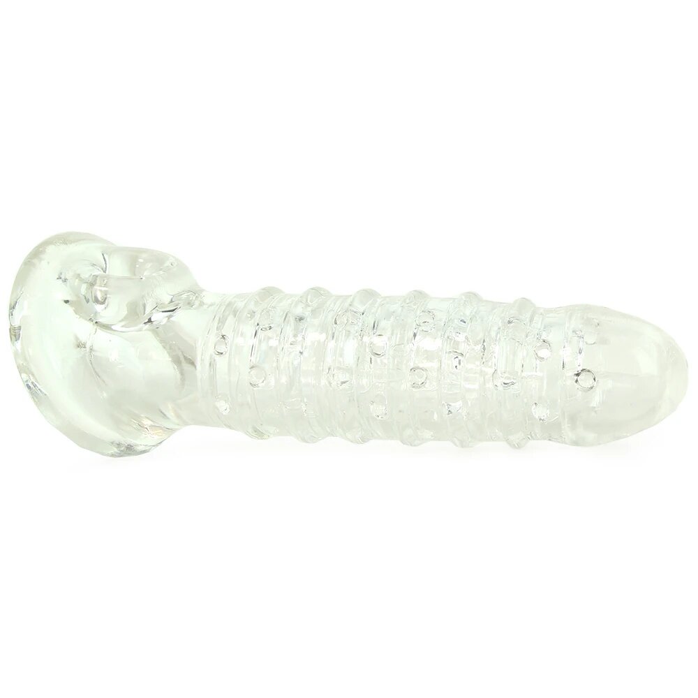 Насадка на пеніс, що подовжує RENEGADE RIBBED EXTENSION CLEAR