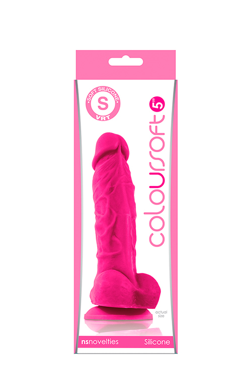 Фалоімітатор силікон NS Novelties COLOURSOFT 5INCH SOFT DILDO PINK