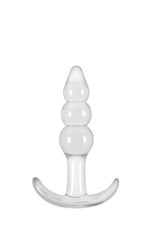 Анальна пробка прозора JELLY RANCHER T-PLUG RIPPLE CLEAR
