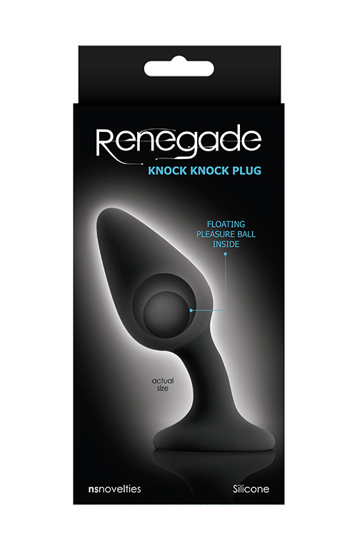Анальная пробка RENEGADE KNOCK KNOCK PLUG BLACK