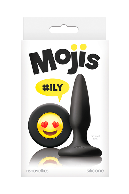 Анальний плаг NS Novelties MOJIS ILY BLACK