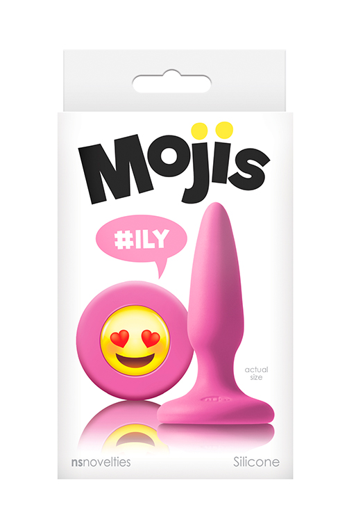 Анальний затор NS Novelties MOJIS ILY PINK