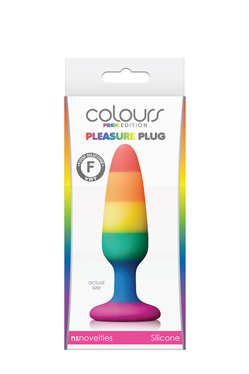 Анальний плаг NS Novelties COLOURS PRIDE EDITION PLEASURE PLUG