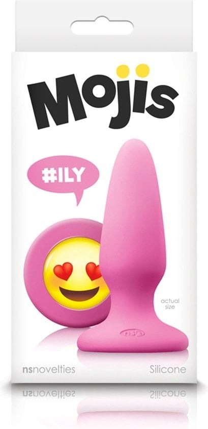 Анальная пробка MOJIS ILY MEDIUM PINK