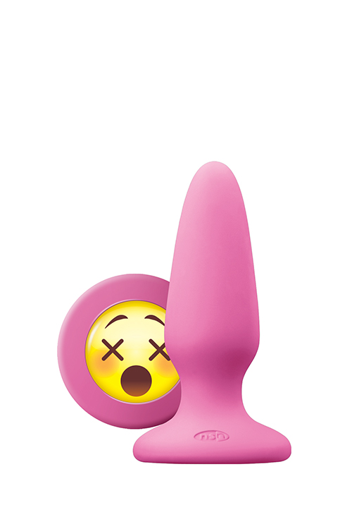 Анальная пробка NS Novelties MOJIS WTF MEDIUM PINK