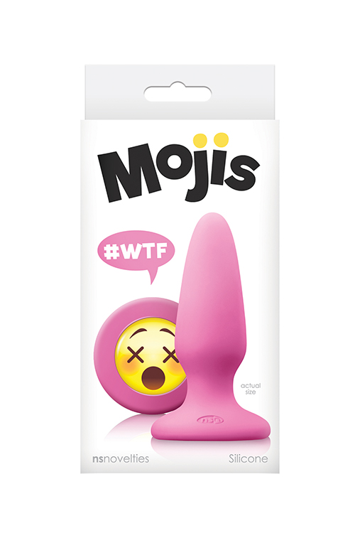 Анальная пробка NS Novelties MOJIS WTF MEDIUM PINK