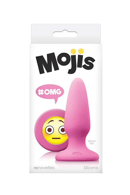 Анальна пробка NS Novelties MOJIS OMG MEDIUM PINK