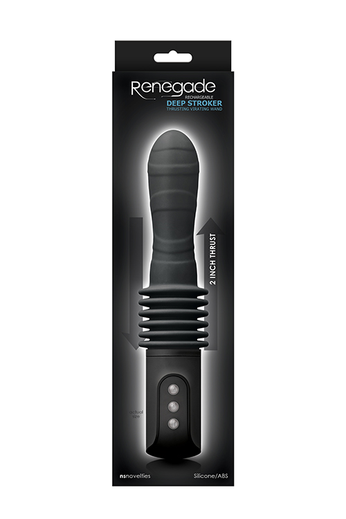 Вібратор з інтенсивною вібрацією RENEGADE DEEP STROKER BLACK