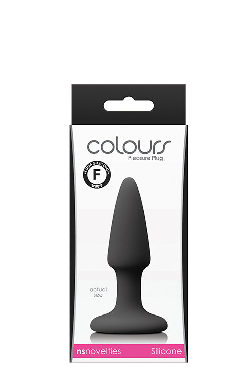 Анальна пробка COLOURS PLEASURES MINI PLUG BLACK