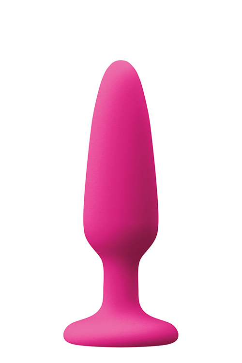 Анальний корок силікон NS Novelties COLOURS PLEASURES SMALL PLUG PINK