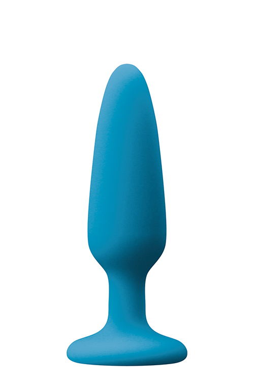 Анальная пробка силикон NS Novelties COLOURS PLEASURES SMALL PLUG BLUE