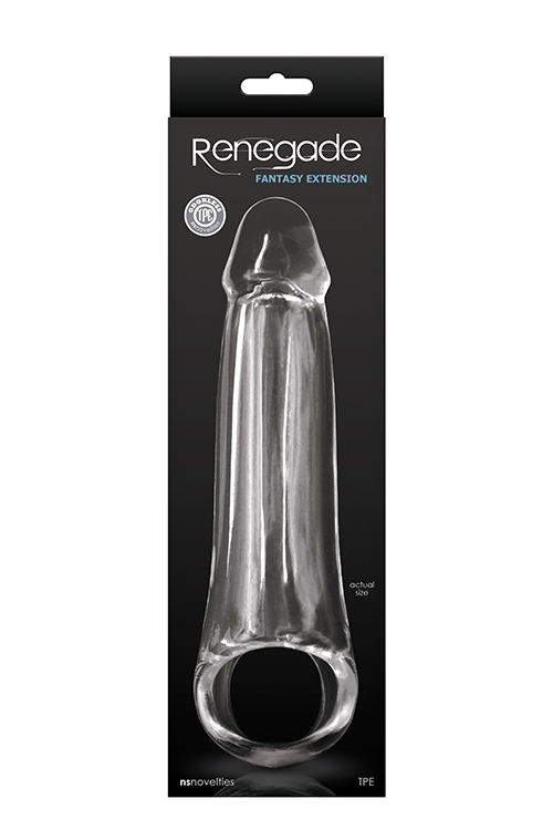 Насадка на пенис RENEGADE FANTASY EXTENSION LG CLEAR