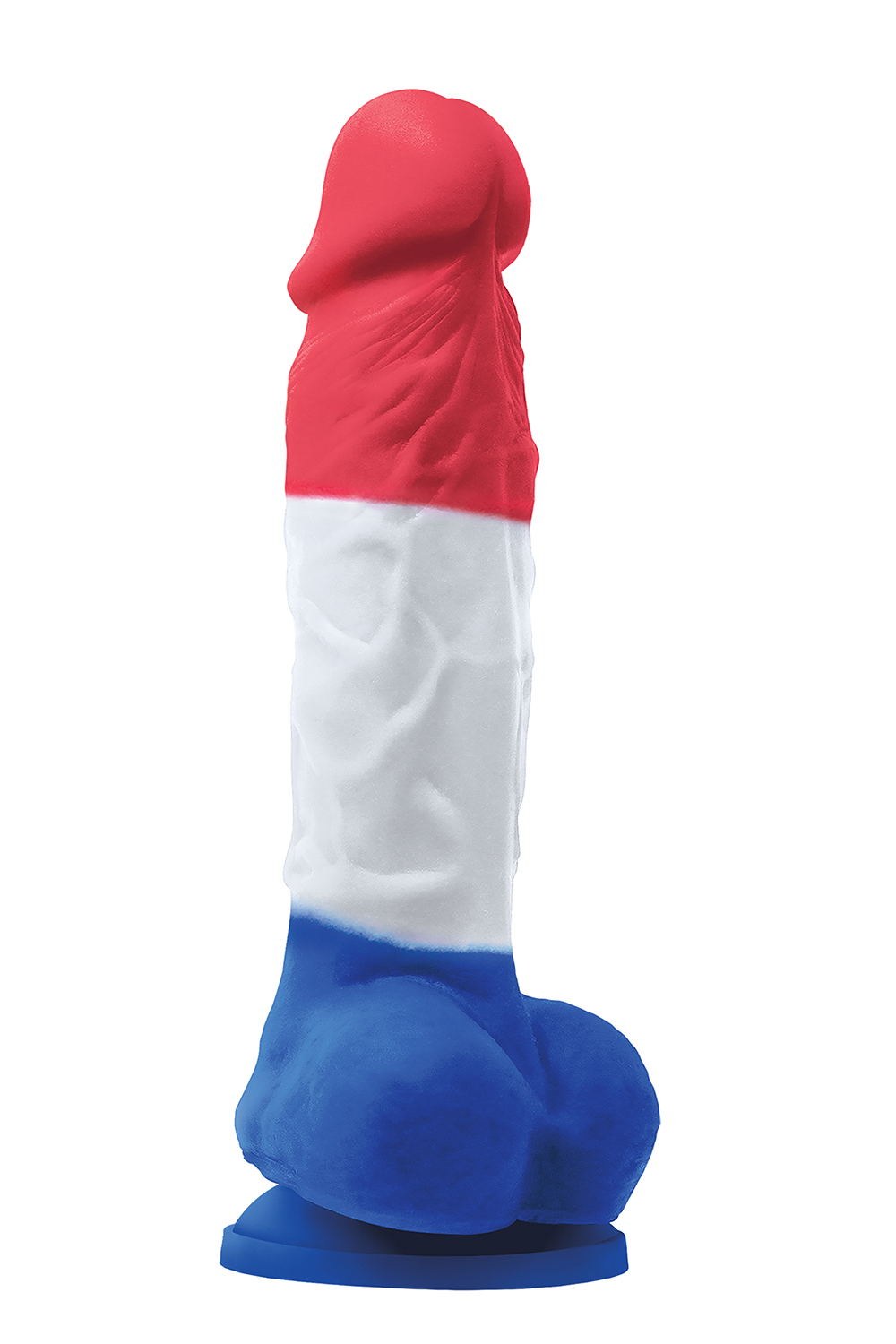 Фаллоимитатор силикон NS Novelties COLOURS PLEASURES TRICOLOR 5INCH DILDO