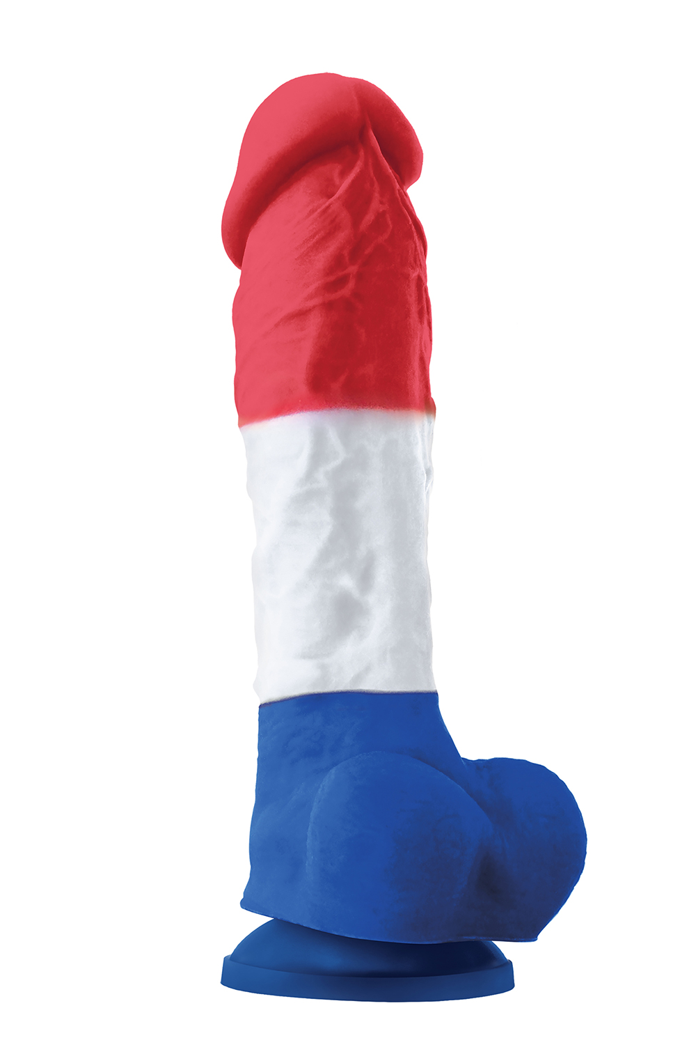 Фаллоимитатор силикон NS Novelties COLOURS PLEASURES TRICOLOR 8