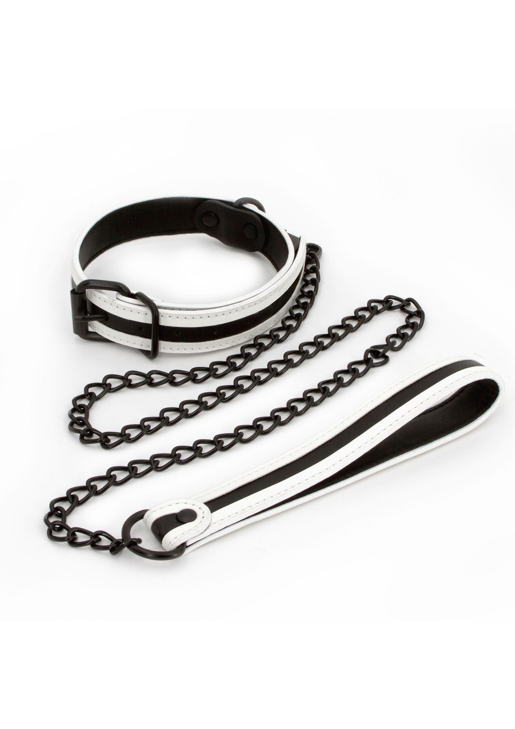 Нашийник з повідцем NS Novelties GLO Bondage Collar And Leash Green світяться в темряві
