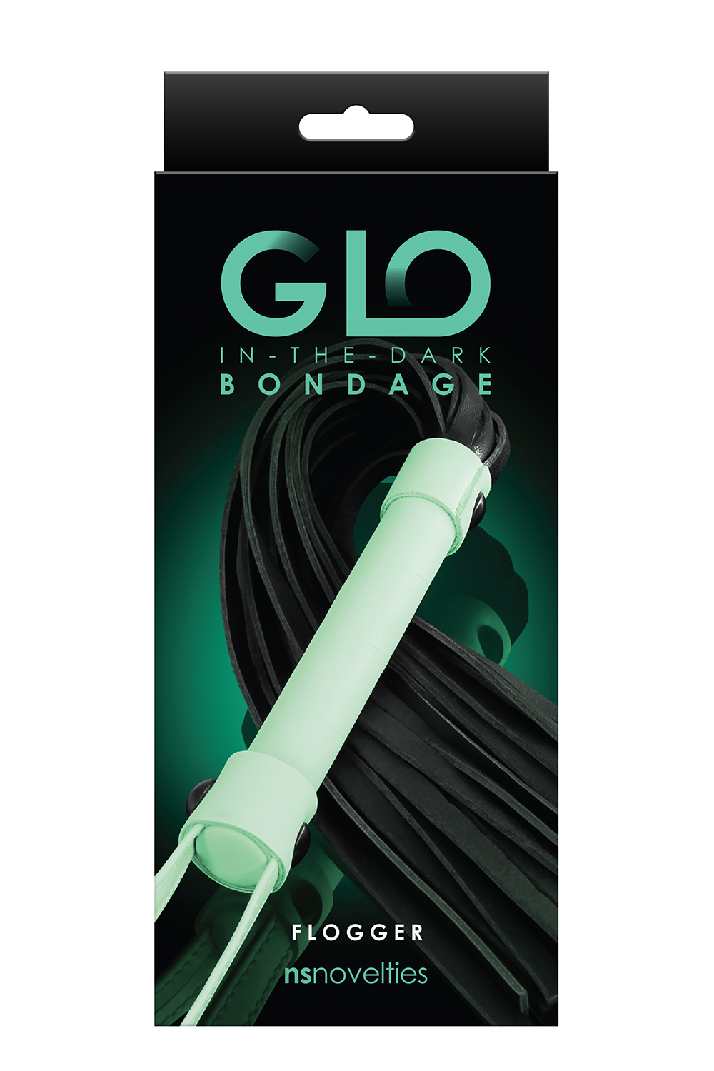 Флогер світиться NS Novelties GLO BONDAGE FLOGGER
