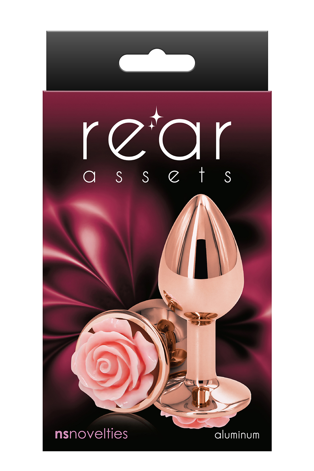 Анальная пробка NS Novelties REAR ASSETS ROSE SMALL PINK