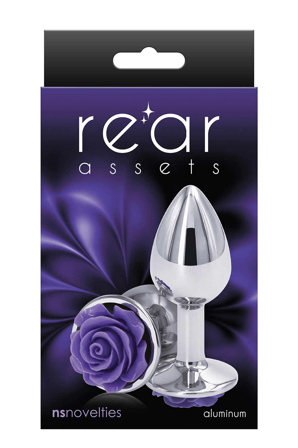 Анальна пробка NS Novelties REAR ASSETS ROSE SMALL PURPLE