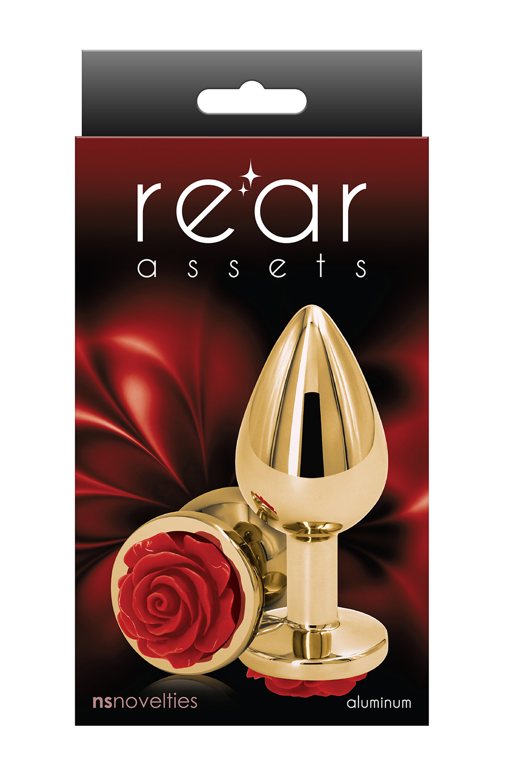 Анальний плаг NS Novelties REAR ASSETS ROSE MEDIUM RED