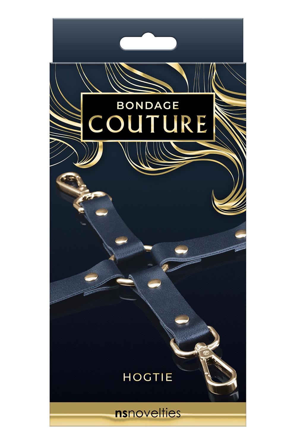 Хрестоподібний фіксатор NS Novelties BONDAGE COUTURE HOG TIE BLUE
