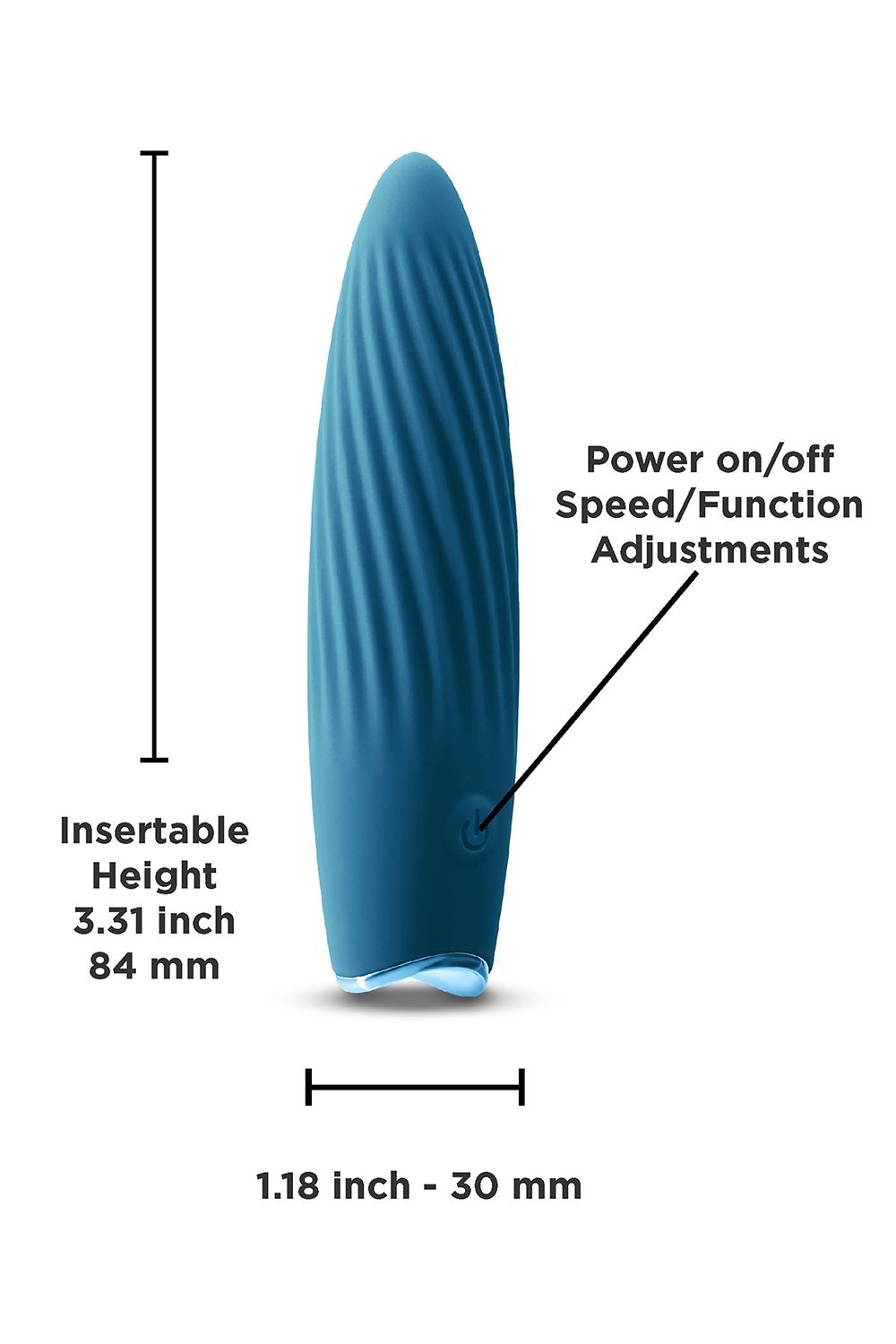 Вибропуля NS Novelties REVEL KISMET TEAL