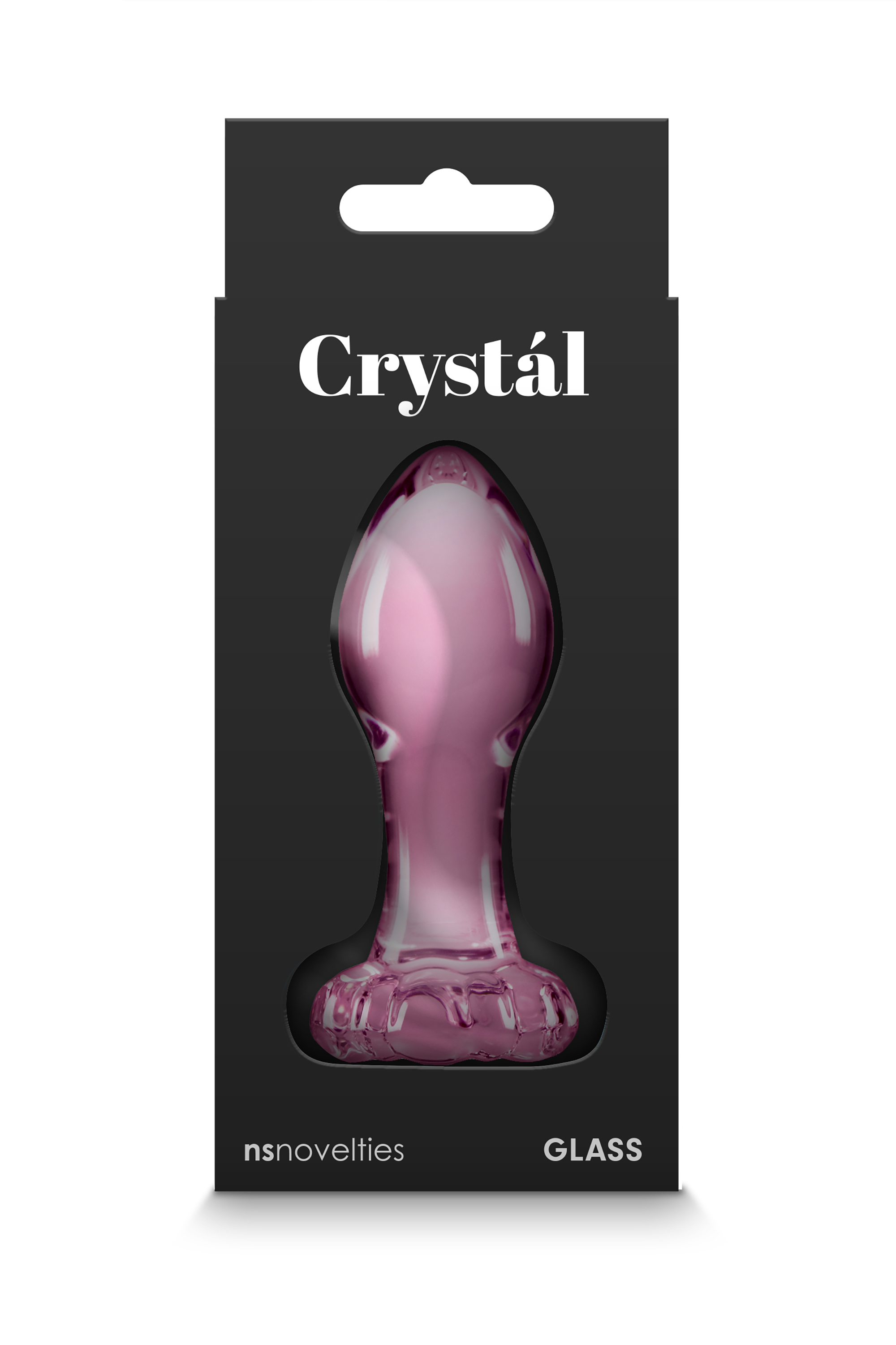 Скляна пробка NS Novelties CRYSTAL FLOWER PINK