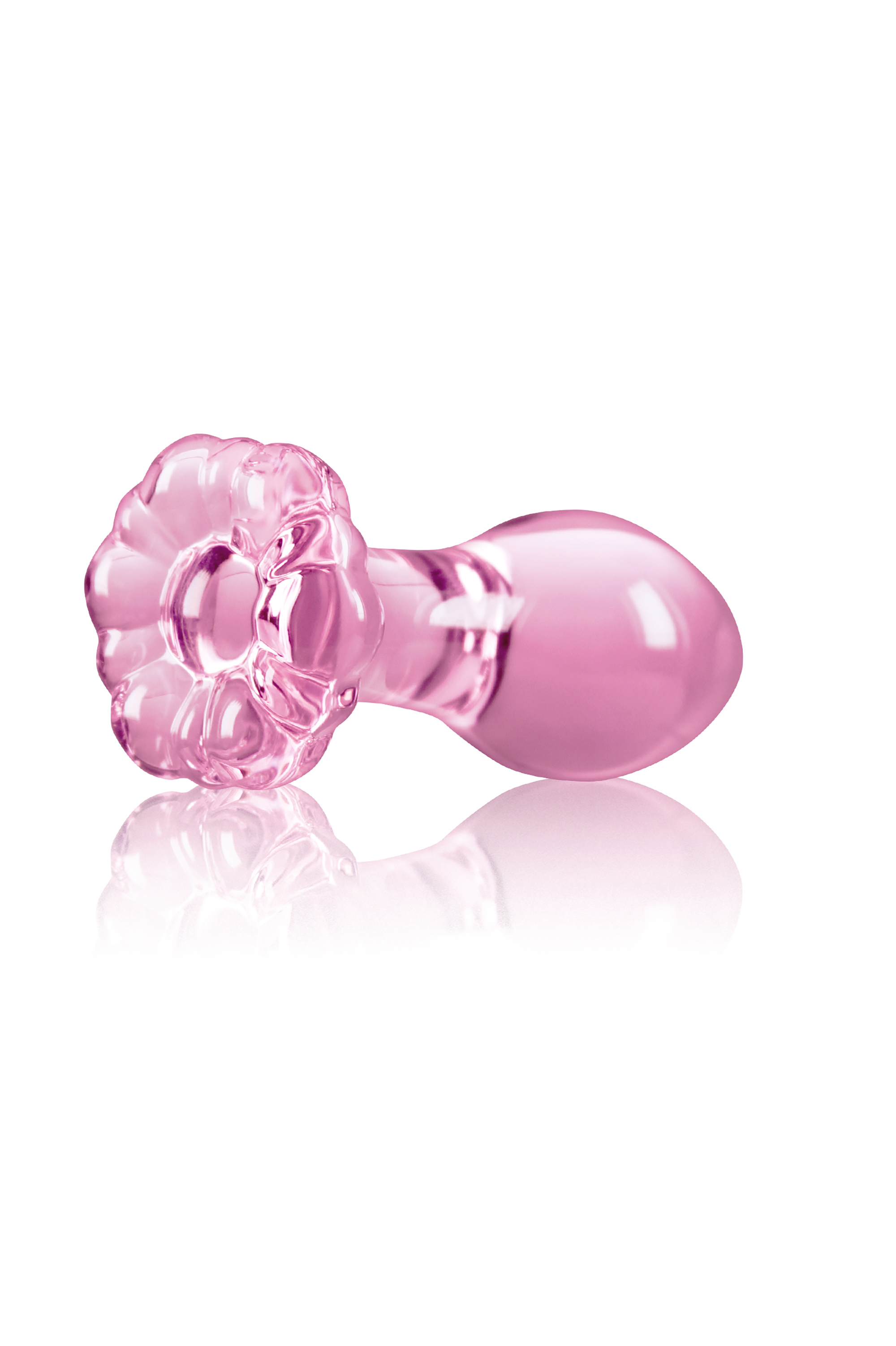 Скляна пробка NS Novelties CRYSTAL FLOWER PINK