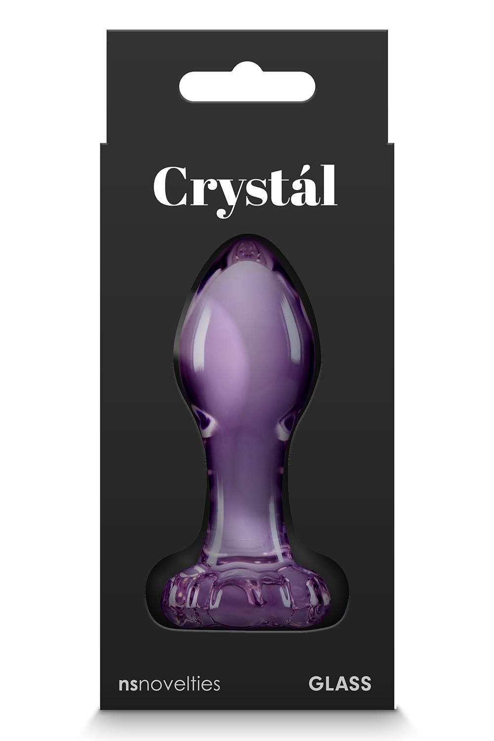 Скляна пробка NS Novelties CRYSTAL FLOWER PURPLE