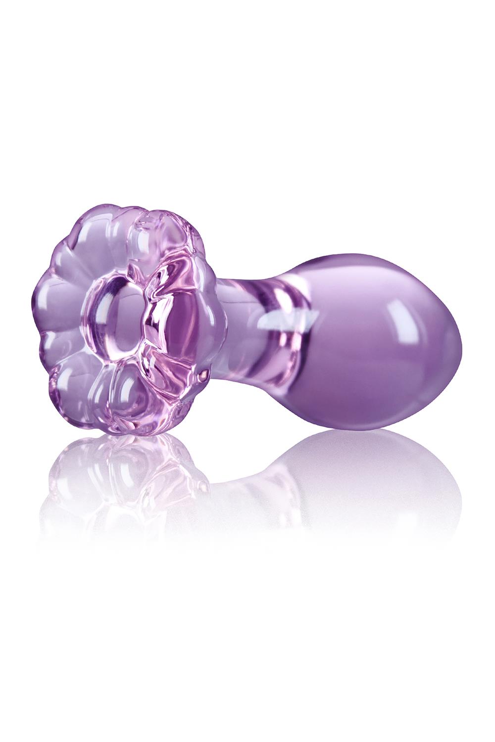 Скляна пробка NS Novelties CRYSTAL FLOWER PURPLE
